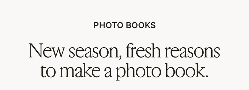 Unlimited Free Pages + 40% Off Photo Books