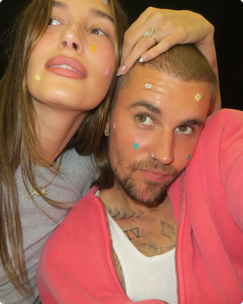 hailey and justin in spotwear