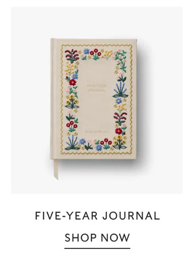 Five-Year Journal Shop Now