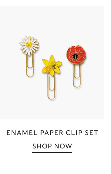 Enamel Paper clip Set Shop Now