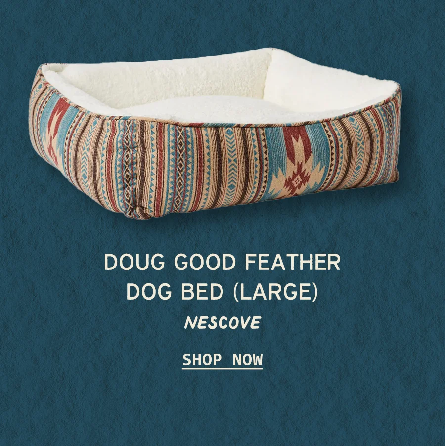 Doug Good Feather Dog Bed