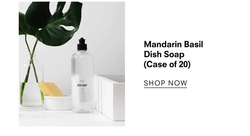 Mandarin Basil Dish Soap 16 fl oz (Case of 20)