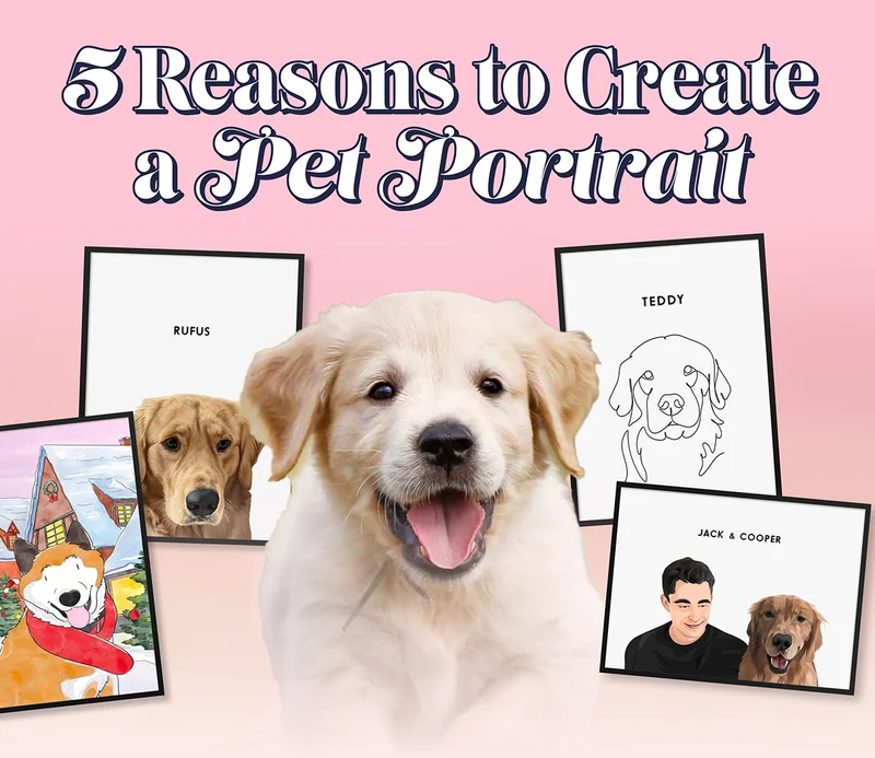 5 Reasons to create a pet portrait