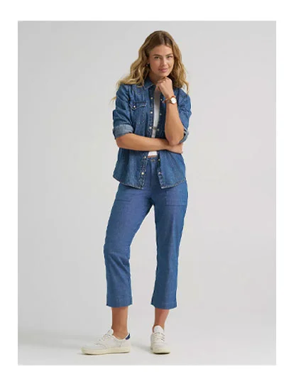 Women's Ultra Lux Comfort Flex-To-Go Utility Capri