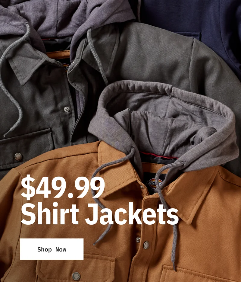 $49.99 Shirt Jackets. Shop Now.