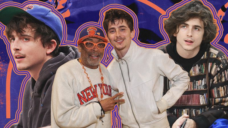 Image may contain: Timothée Chalamet, Timothée Chalamet, Spike Lee, Timothée Chalamet, People, Person, Adult, and Teen