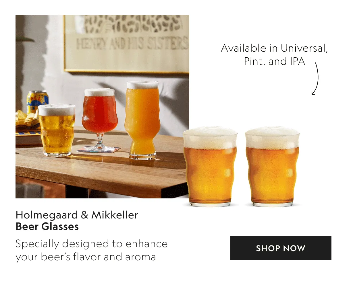 Holmegaard Mikkeller Beer Glasses