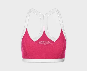 Spacedye Outlines Bra in Vivid Pink/Cloud White