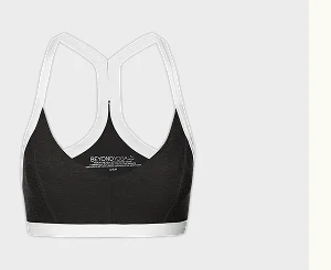 Spacedye Outlines Bra. in Darkest Night/Cloud White