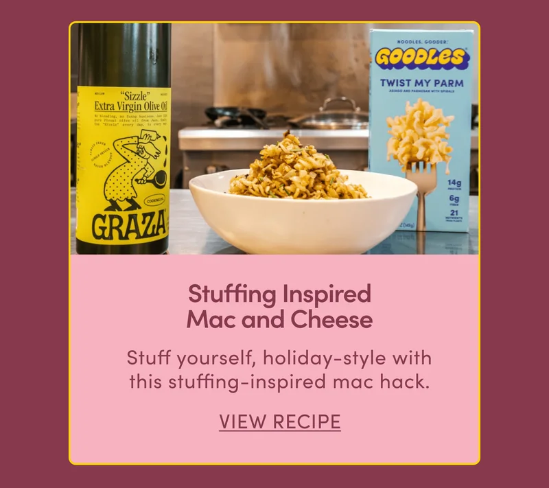 Stuffing Inspired Mac and Cheese