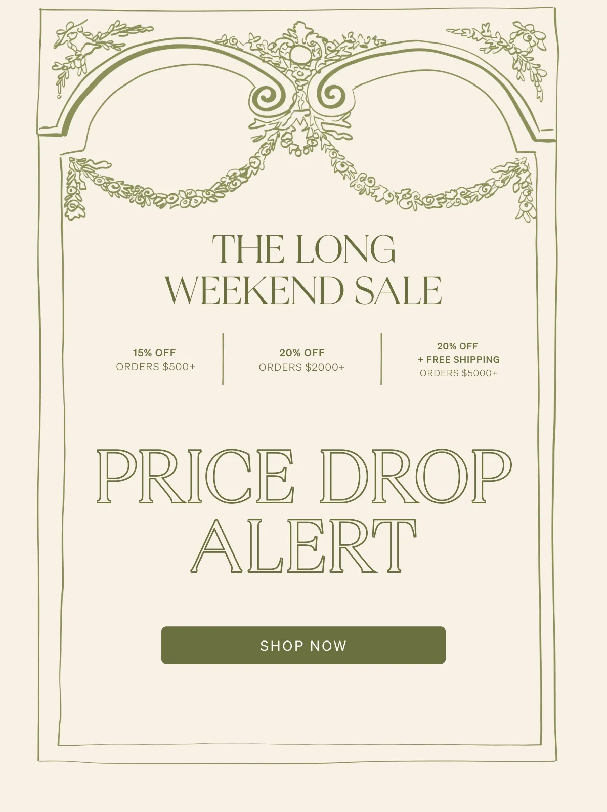 Shop our Long Weekend Sale