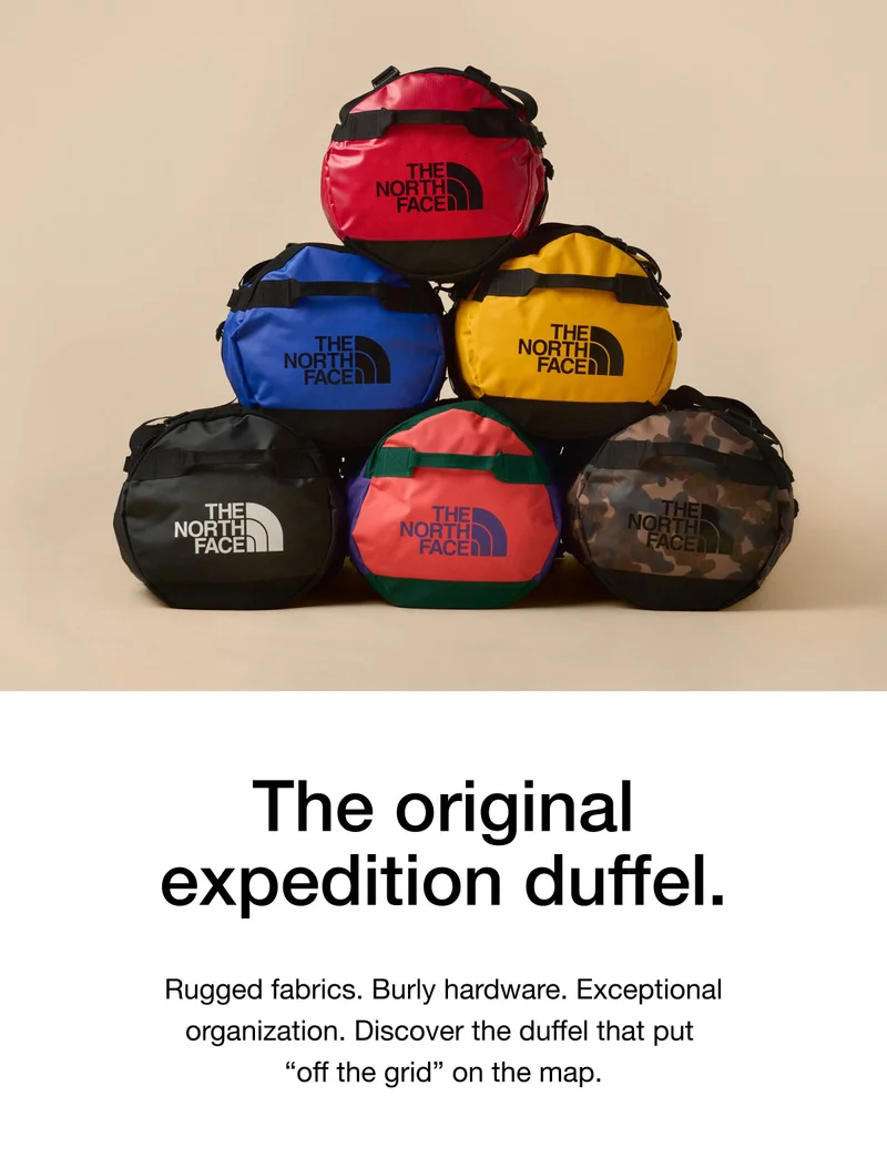 Rugged fabrics. Burly hardware. Exceptional organization. Discover the duffel that put - off the grid - on the map.