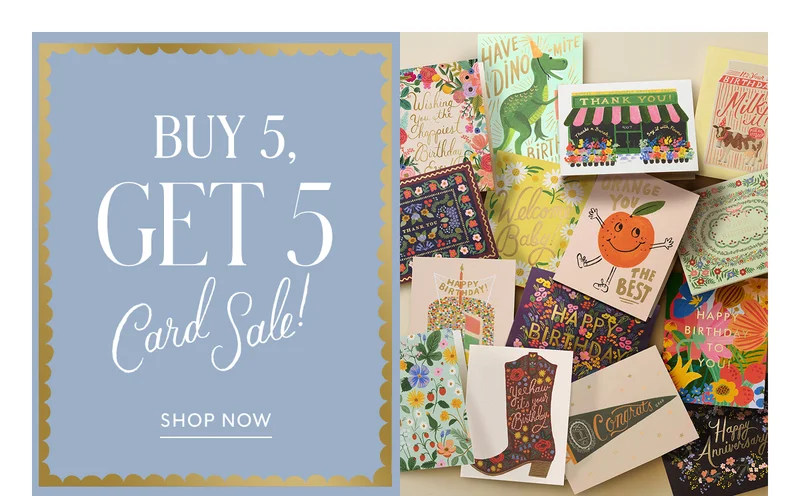 GET 5 BUY 5, Shop Now