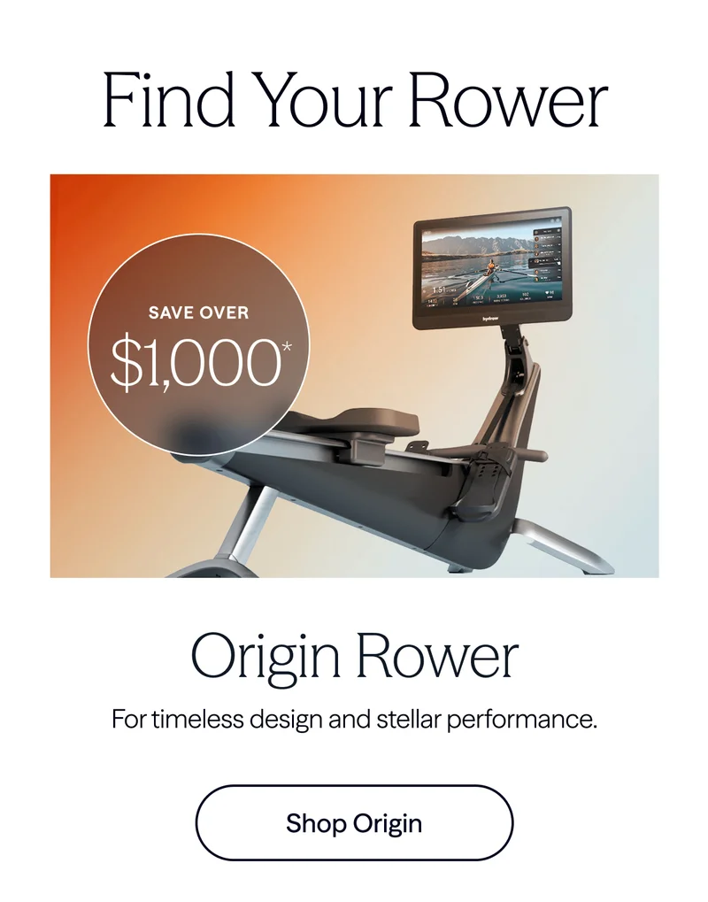 Find Your Rower. Shop Origin