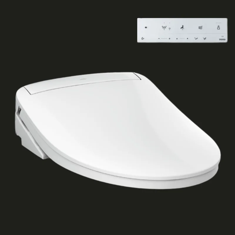 A TOTO WASHLET KS6 bidet seat and remote