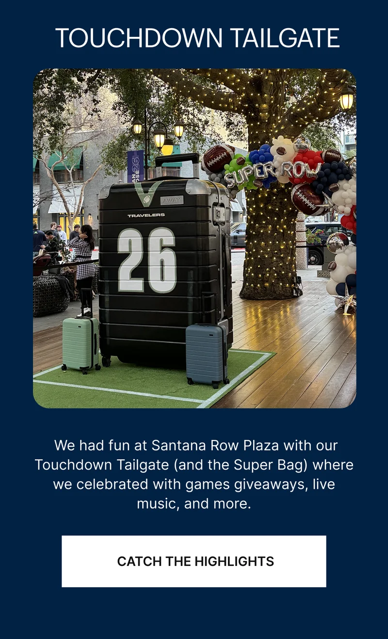 TOUCHDOWN TAILGATE |  We spent the weekend at Santana Row Plaza with our Touchdown Tailgate (and the Super Bag) where we celebrated with games giveaways, life music, and more. Catch the highlights.