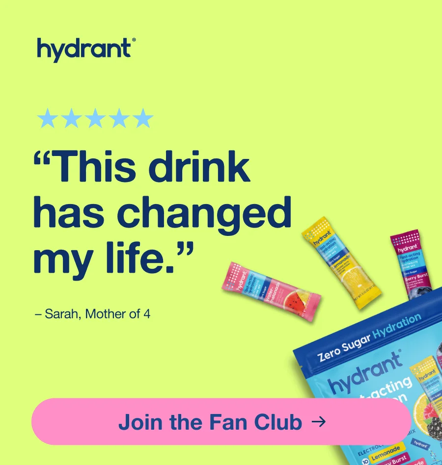 "This drink has changed my life." | Join the Fan Club →
