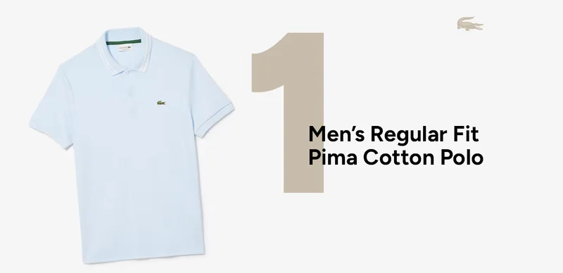 Men's Regular Fit Pima Cotton Polo