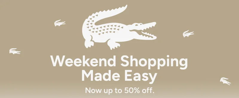 Weekend Shopping, Made Easy. Now up to 50% off.