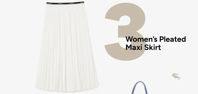 Women's Pleated Maxi Skirt