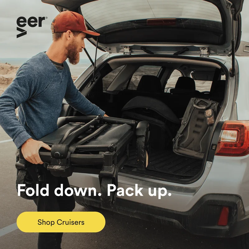 fold down. pack up. - shop cruisers