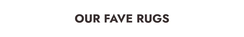 Friday Faves: Rugs