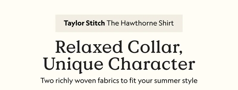 The Hawthorne Shirt