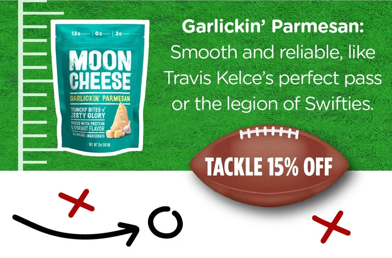 Moon Cheese | Moon Cheese Crumbles The ultimate game changer for any dish on your Super Bowl spread.