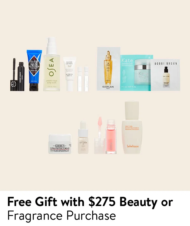 Multi-brand gift with purchase.