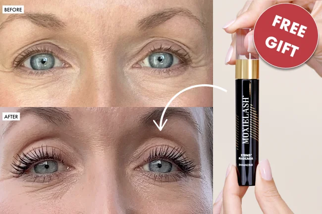 Before and After Mascara