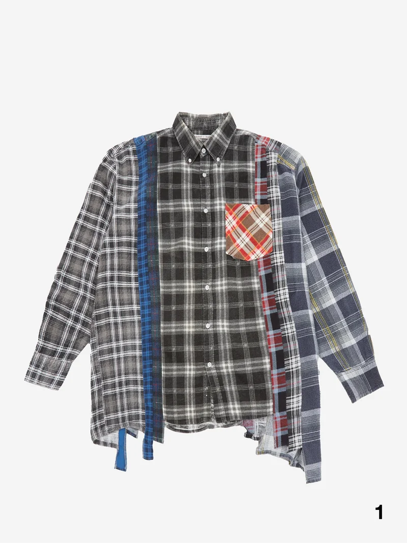 Image of Needles Re-Build Wide Shirt 7 Cuts - Assortment