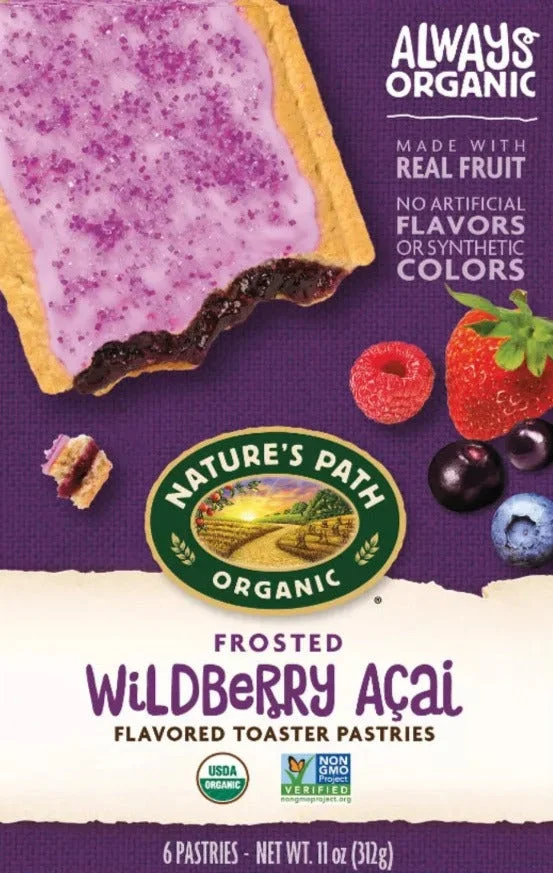 Image of Nature's Path Organic Toaster Pastries Frosted Wildberry Acai