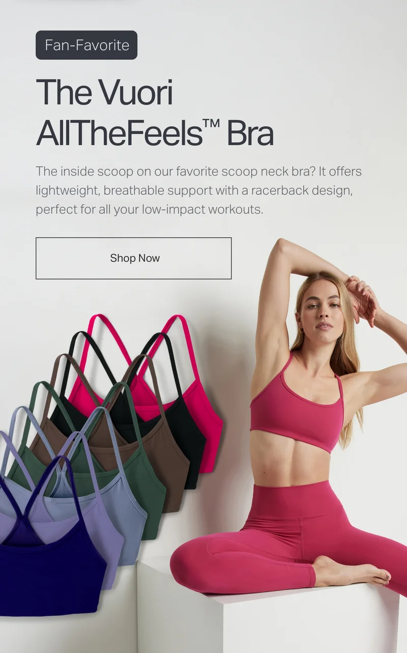 The Vuori AllTheFeels Bra