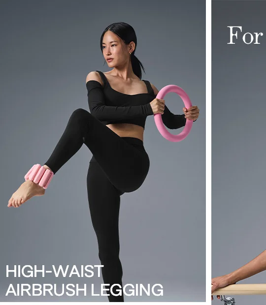 For the Pilates Princess: High-Waist Airbrush Legging