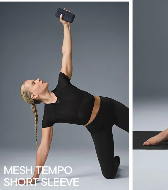 For the Yogi: Mesh Tempo Short Sleeve