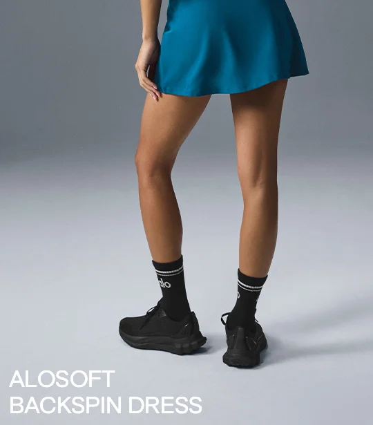 For the Tennis Fan: Alosoft Backspin Dress