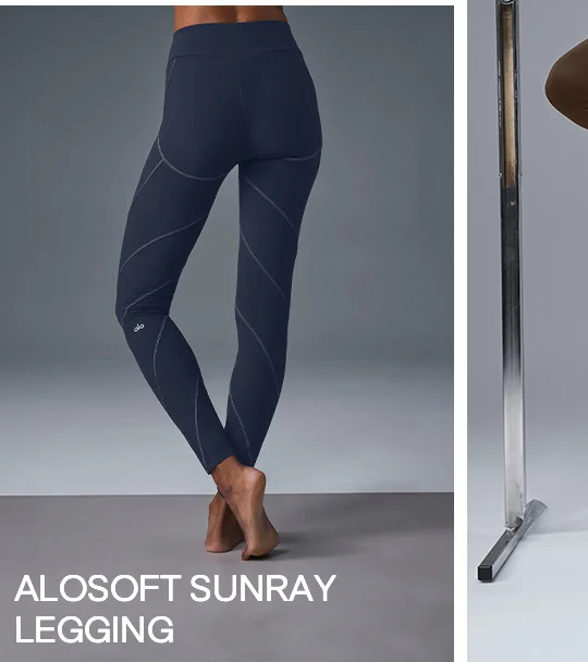 For the pilates princess: Alosoft Sunray Legging