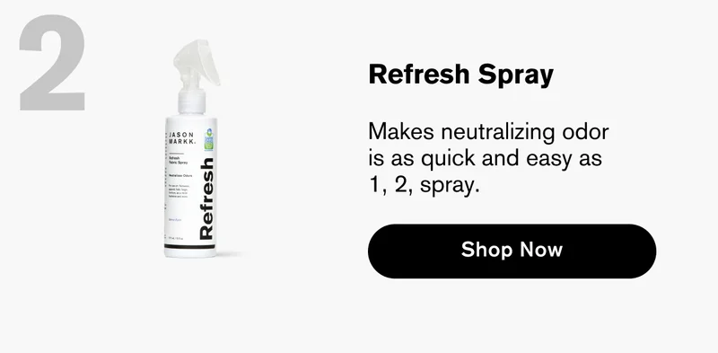 Refresh Spray | Makes neutralizing odor is as quick and easy as 1, 2, spray.