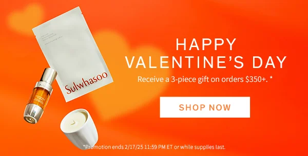 3-Piece Valentine's Day Gift with $350+ Purchase