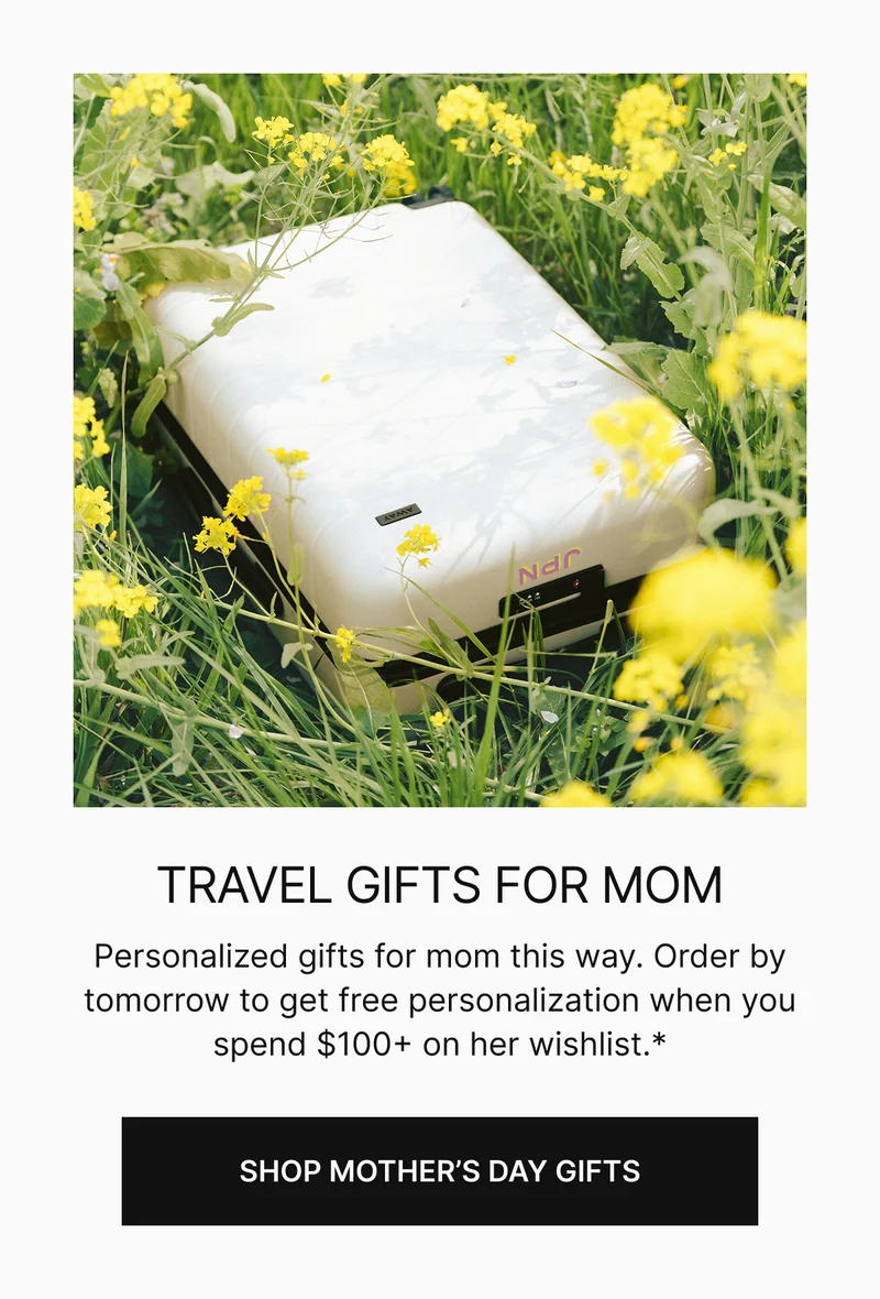 ENDING SOON: MOTHER’S DAY | ersonalized gifts for mom this way. Order by tomorrow to get free personalization when you spend $100+ on her wishlist.*