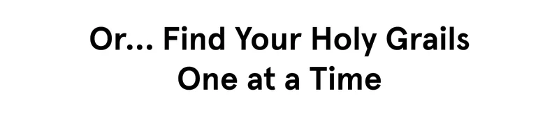 Or Shop One at a Time