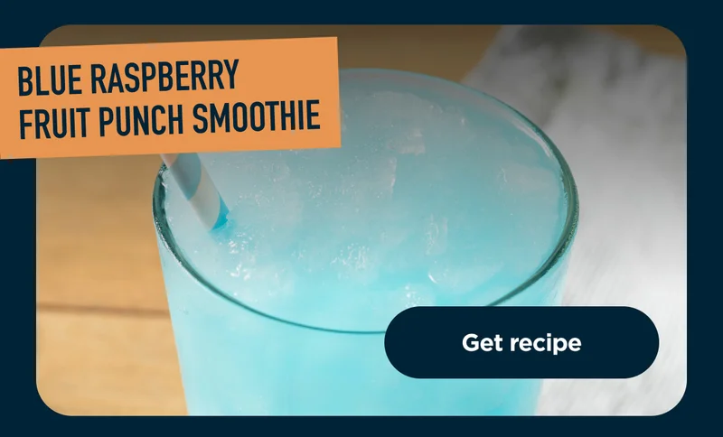 Blue Raspberry Fruit Punch Smoothie