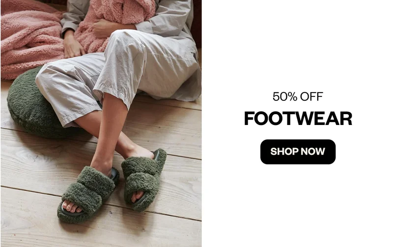 50% OFF FOOTWEAR