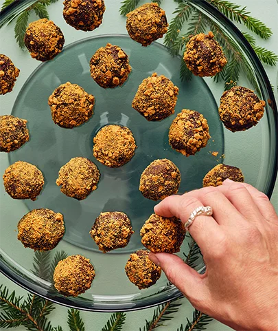 Ginger biscuits on tray