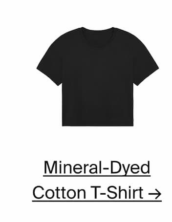 Mineral-Dyed Cotton T-Shirt →