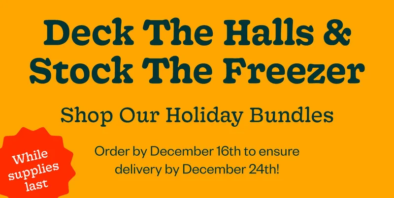 deck the halls & stock the freezer