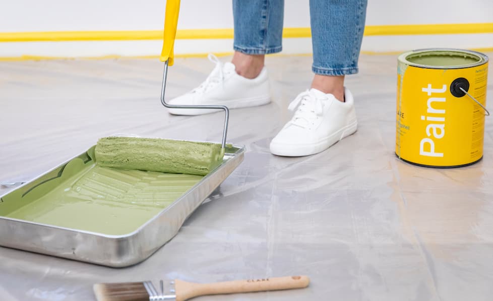 Paint prepped space