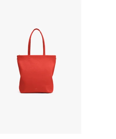 Tall Easy Zipper Tote Cappuccino