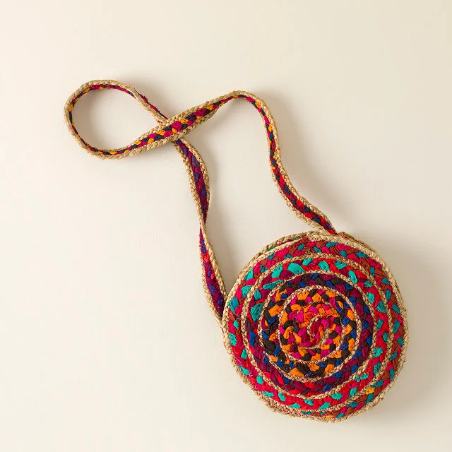 Repurposed Sari Crossbody Bag