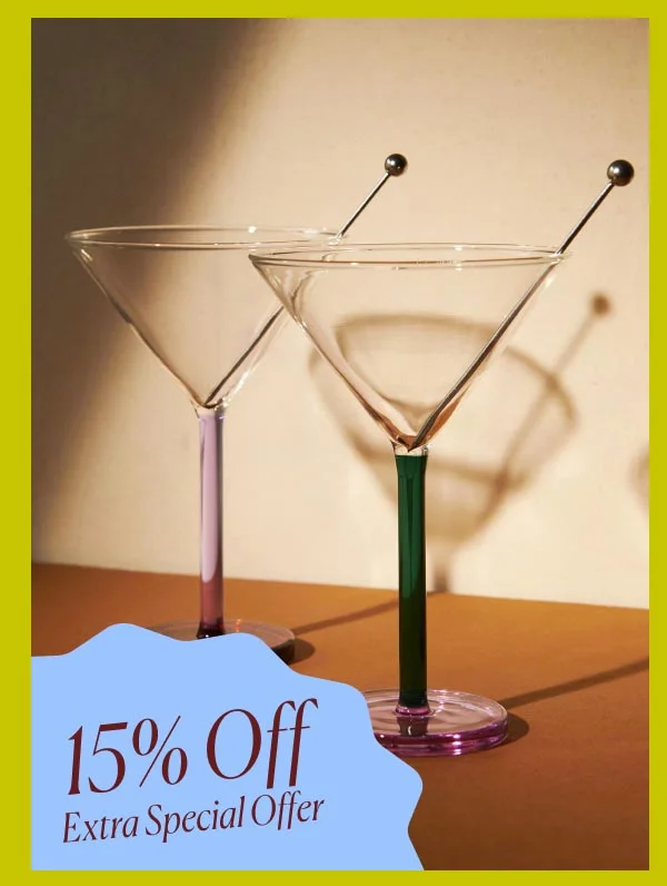 Piano Cocktail Glasses